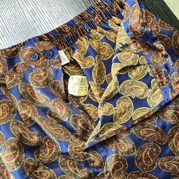 Vintage Dead stock Men’s  Victoria's Secret High Waist Blue and Orange Boxers - Picture 8 of 9